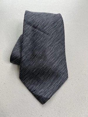 Banana Republic серый тканый узор шелк/лен смесь сделано в Италии дизайнерский галстук - Изображение 1 из 4