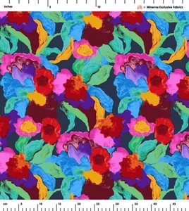 Minerva Exclusive Lining Fabric - POD - Floral Invitation - per metre - Picture 1 of 1