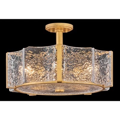 Medium Semi-Flush Mount Foto 1 de 4