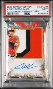 2023 Topps Inception Adley Rutschman Jumbo Patch Auto /50 #IAJP-ARU RC Orioles - Picture 1 of 3
