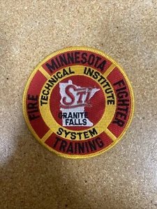 Minnesota Fire Fighter Training System Technical Institute Granite Falls Patch - Picture 1 of 3