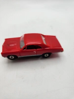 1967 67 GTO RED MODEL MOTORING SLOT CAR ORIGINAL TJET CHASSIS SERVICED RUNS  - Image 1 of 2