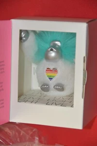 KIPLING GAY PRIDE MONKEY Gorilla Bag Keychain Keyring Rainbow Heart K15081 PR6 - Picture 1 of 13