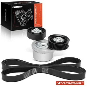 2Pcs Serpentine Belt Drive Component Kit for Jeep Grand Cherokee WK Commander XK - Picture 1 of 9