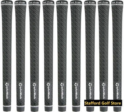 Juego de 9 piezas redondas TaylorMade Z-Grip de Golf Pride tamaño estándar gris/negro 58 Foto 1 de 4