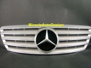 One Silver Front Grille For 2002-2005 Mercedes Benz W220 S-Class S430 S500 S600 - Bild 1 von 3