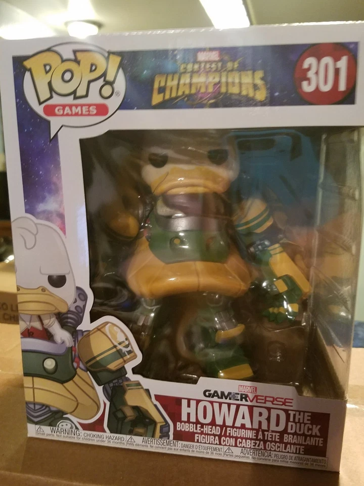 BRAND NEW POP GAMES, MARVEL'S "CONTEST OF CHAMPIONS", SIX INCH, HOWARD THE DUCK - Image 1 of 2