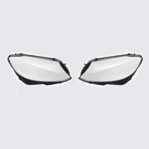For Mercedes Benz W205 C-Class 2019-2020 Headlight Headlamp Lens Cover Pair - Picture 1 of 6