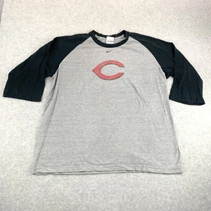 Nike Vintage Cincinatti Reds Baseball T Shirt MLB Size XL- Gray Tag - Picture 1 of 8