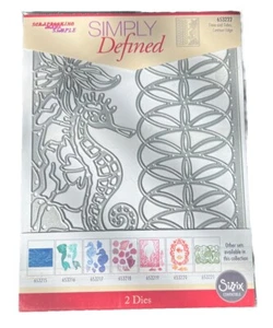 Simply Defined Time And Tides Contour Edge Seahorse Sand Dollar Ocean Die 653222 - Picture 1 of 2