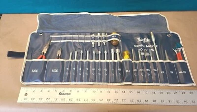 Xcelite Service Master no. 99SM blue roll up tool kit - Image 1 of 4