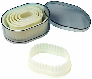 Nylon Cutter Set, Boxed, Fluted Oval, 7 pc set - Picture 1 of 1