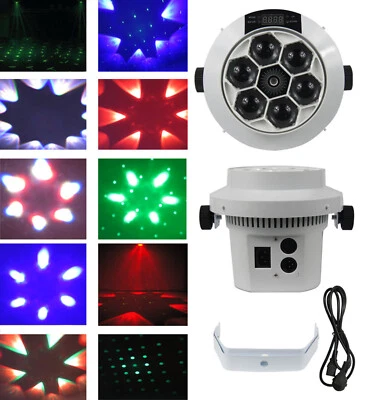 LED Moving Head Laser Lighting 4 In 1 RGBWYP LED Light Stage Disco Bar Lighting - Image 1 of 4
