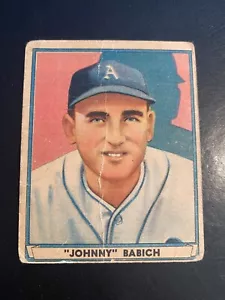 1941 Play Ball #40 ¡Johnny Babich! RARO HALLAZGO DE COLECCIONISTA ORIGINAL! ENVÍO $1 - Imagen 1 de 2