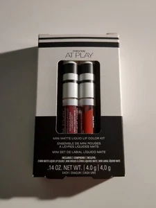 Mary Kay At Play Retired Mini Matte Liquid Lip Color Kit~Berry Strong/Red Alert - Picture 1 of 1