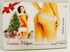 HIROMI OSHIMA #1 /5 SANTA'S HELPER BUTT CARD HOLIDAY EDITION BENCHWARMER 2021