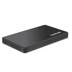 Inateck Festplattengehäuse 2.5 Zoll USB 3.0 für 9.5mm 7mm SATA SSD HDD, FE2004 - Afbeelding 1 van 10