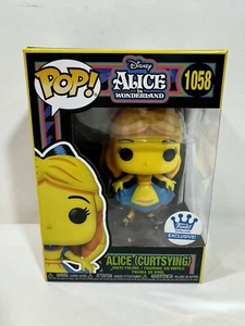 Funko Pop! Alice im Wunderland Alice (Curtsying) Schwarzlicht #1058 Funko Shop - Bild 1 von 5
