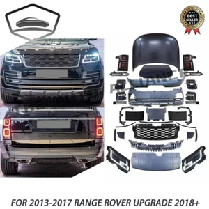 For 2013-2017 Range Rover Upgrade 2018+Facelift Full Conversion Bumper Body Kit - Picture 1 of 6