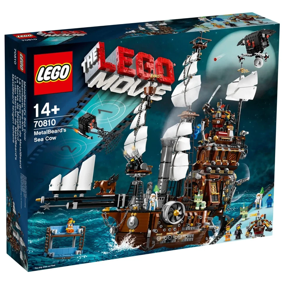 LEGO Movie 70810 MetalBeard's Sea Cow - New, Sealed, Excellent - Fast Shipping - Image 1 of 1
