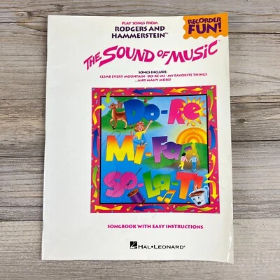 1975 The Sound Of Music Recorder Songbook and Instructions Hal Leonard - Image 1 of 4