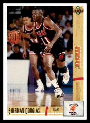 1991 Upper Deck #122 Sherman Douglas   Miami Heat - Image 1 of 2