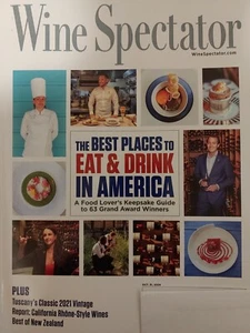 BRAND NEW Wine Spectator Magazine October 31 2024 The Best Places to Eat & Drink - Picture 1 of 2