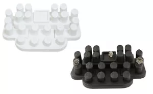 24 anelli clip portagioielli supporto finestra armadietto set display supporto - Foto 1 di 3