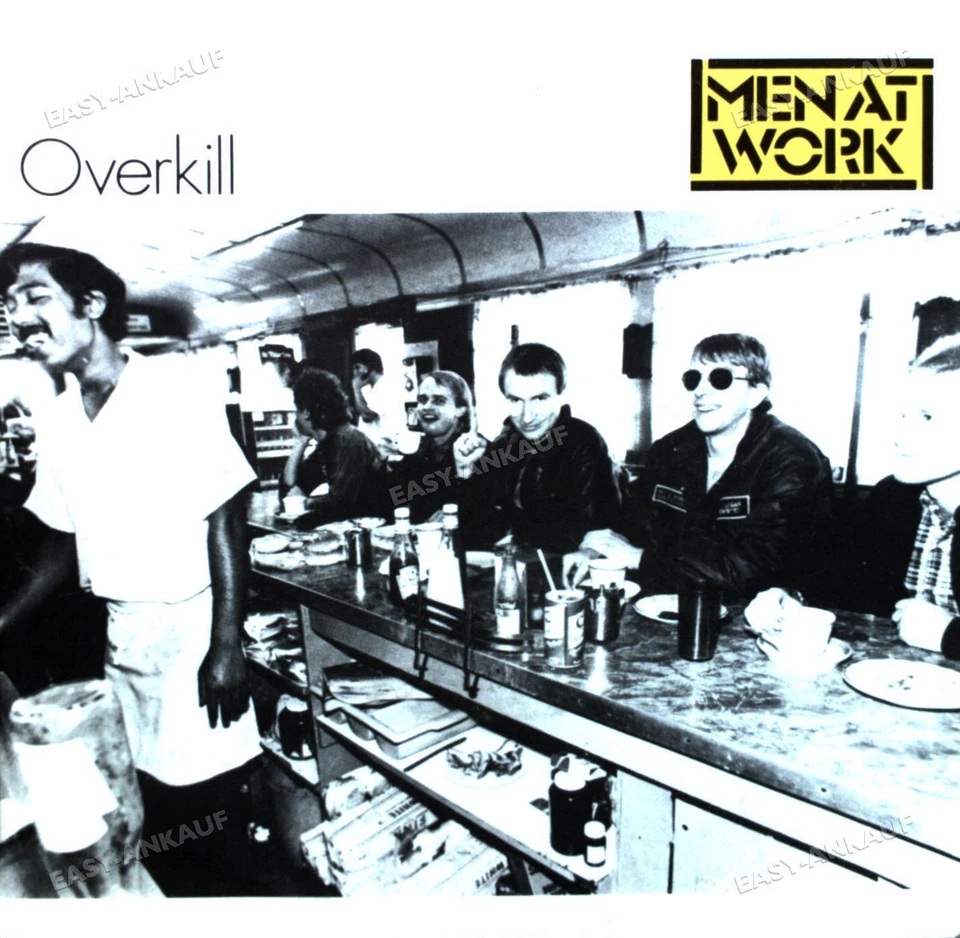Men At Work - Overkill 7in 1983 (VG+/VG+) ' - Image 1 of 1