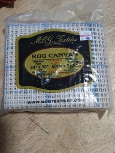 MCG Textiles Rug Canvas Latch Hook 24 x 30 inches SEALED - Picture 1 of 2