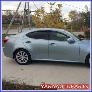 WeatherShields with Chrome trims suitable for Lexus IS250 IS350 2005-2013 - Picture 1 of 9