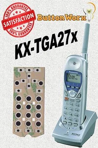 Teléfono inalámbrico Panasonic Botón Fix KX-TGA270s TG2740 KX-TGA271 KX-TGA273 - Imagen 1 de 5