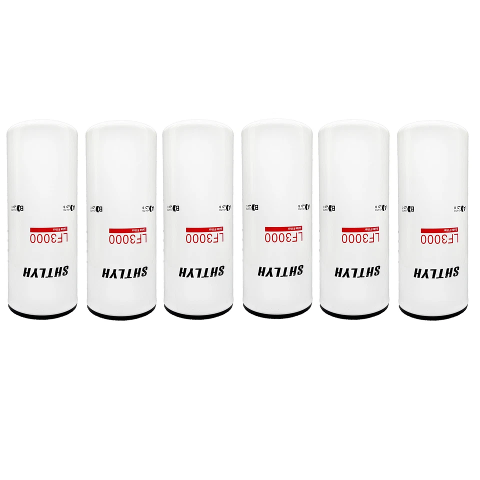 6X P553000 LF3000 BD103 LF3639 Oil Filter For PETERBILT 330 335 340 PACCAR PX-8 - Image 1 of 4