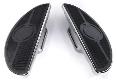 Running Boards Adjustable Chrome for Harley-Davidson Dyna Softail 1980-2017  - Image 1 of 4