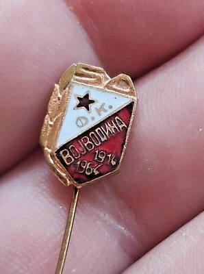 🔴FOOTBALL Soccer Club FK VOJVODINA, Novi Sad, Serbia, 1914-1964 Commemorat pin - Image 1 of 4