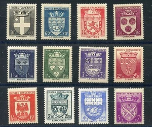 TIMBRE FRANCE NEUF SERIE N° 553/564 ** BLASON COTE 63 € - Photo 1/1