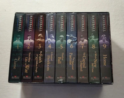 Baseball VHS Tape Set "A Film by Ken Burns" 9+Volume Sports Like New  1994 - Image 1 of 4