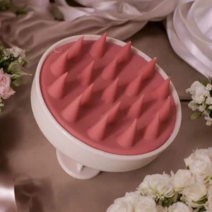 Silicone Soft Head Scrubber SCALP MASSAGER Shampoo HAIR GROWTH Brush Wash ✅ - Picture 1 of 4