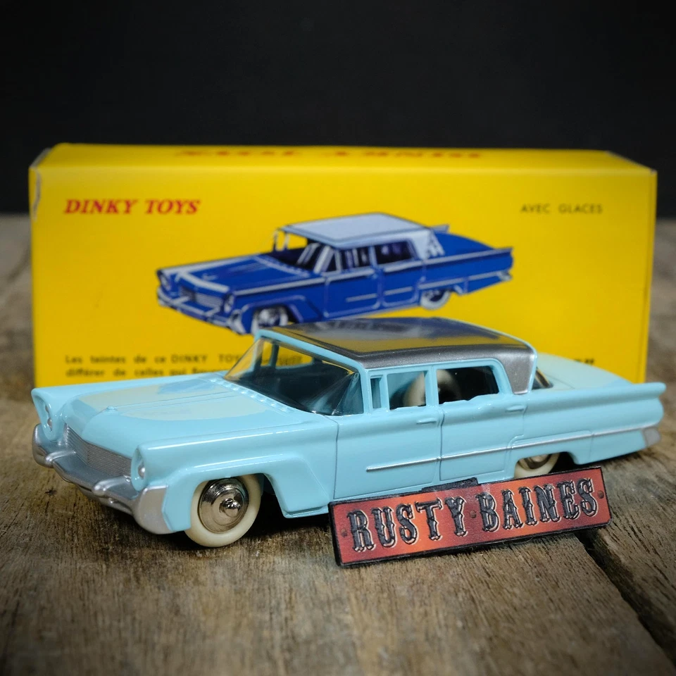 French Dinky 532 Reissue, Lincoln Premiere, Pale Blue, Boxed — 第 1/4 张图片