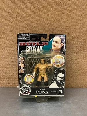 Figura de acción de lucha libre WWE WWF Deluxe Build N' Brawl CM Punk 3" Foto 1 de 4