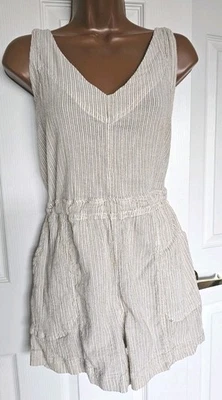  Mono corto Free People 100 % algodón a rayas. Talla M Foto 1 de 4