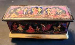 Ardleigh Elliott & Son Vintage Russian Ballet The Nutcracker Jewelry Box Trinket - Picture 1 of 8