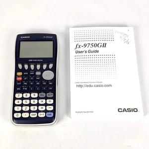 Calculadora gráfica Casio FX-9750GII con cubierta y guía del usuario - PROBADA - Imagen 1 de 7