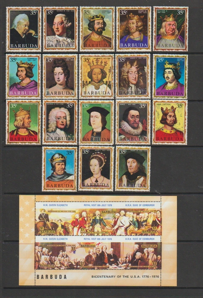 BARBUDA   Collection of  Various  Stamps     MINT  NON  HINGED - Image 1 of 1