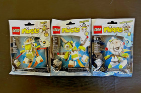 LEGO Mixels Series 4 LOT: Rokit_41527/Niksput_41528/Nurp-Naut_41529, NEW, Sealed