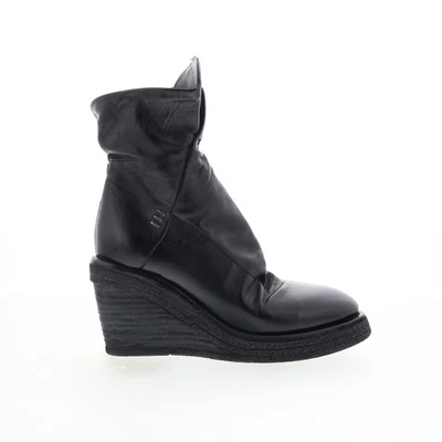A.S. 98 Tremont Womens Black Leather Zipper Casual Dress Boots - Image 1 of 4