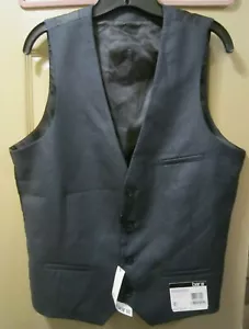 NUEVO CHALECO TRAJE TALLA 42 REG BAR III PARA HOMBRE AZUL BRILLANTE AJUSTE DELGADO CUATRO BOTONES, NUEVO CON ETIQUETAS $90 - Imagen 1 de 6