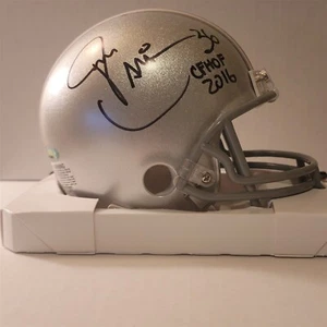 Tom Cousineau auto signierter Riddell OSU Buckeyes Minihelm Tristar CFHOF 2016 - Bild 1 von 6