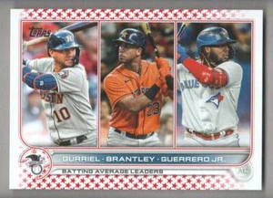 2022 Topps Baseball Independence Day #165 Gurriel Brantley Guerrero Jr. LL 53/76 - Picture 1 of 2