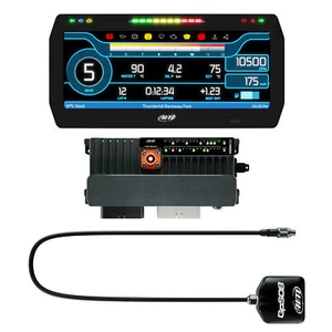 AiM PDM32 Advanced PDM / Data Logger With 0.5m GPS + 10 Inch Road Display Option - Picture 1 of 8